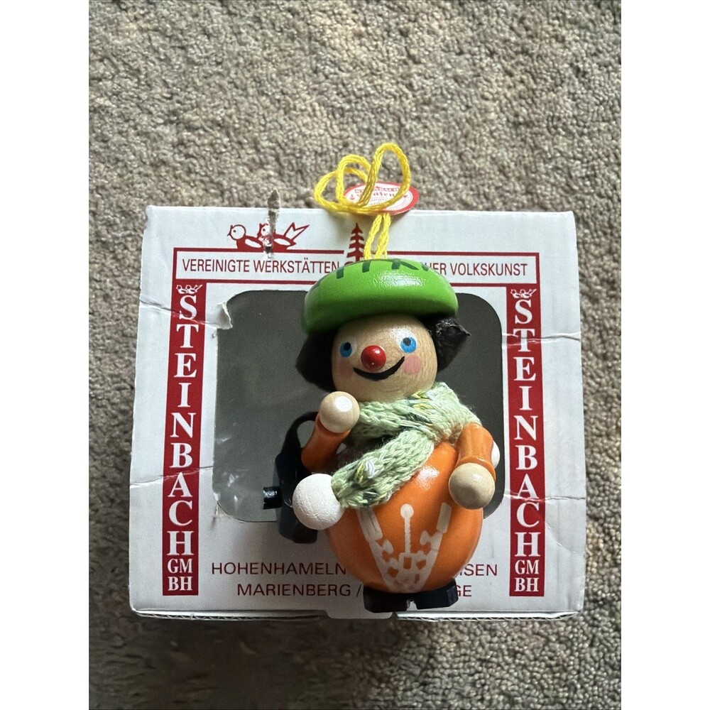 Vtg Steinbeck Christmas Ornament In Box Germany Camera Man